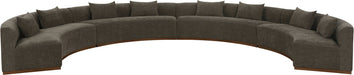 Avanti - Chenille Fabric Upholstered 4 Piece Modular Sectional - Stylish Home Furniture