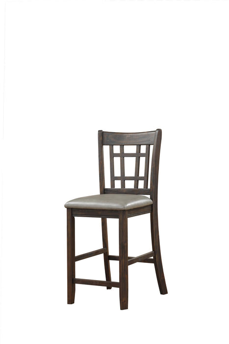 D125 - Counter Height Chairs (Set of 2) - Dark Brown