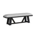 Transcend - Dining Bench - Charcoal / Light Gray - Stylish Home Furniture
