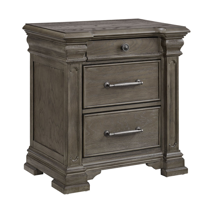 Kings Court - 3-Drawer Nightstand (Sliding Top) - Stylish Home Furniture