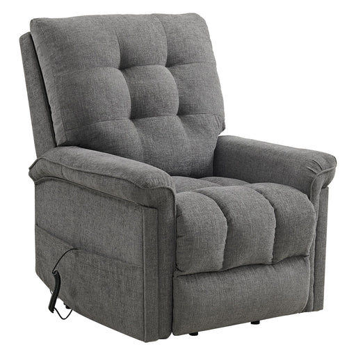 Pecos - Power Motion Lift Chair - 15337-2 Ribbit Charcoal - Stylish Home Furniture