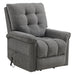 Pecos - Power Motion Lift Chair - 15337-2 Ribbit Charcoal - Stylish Home Furniture