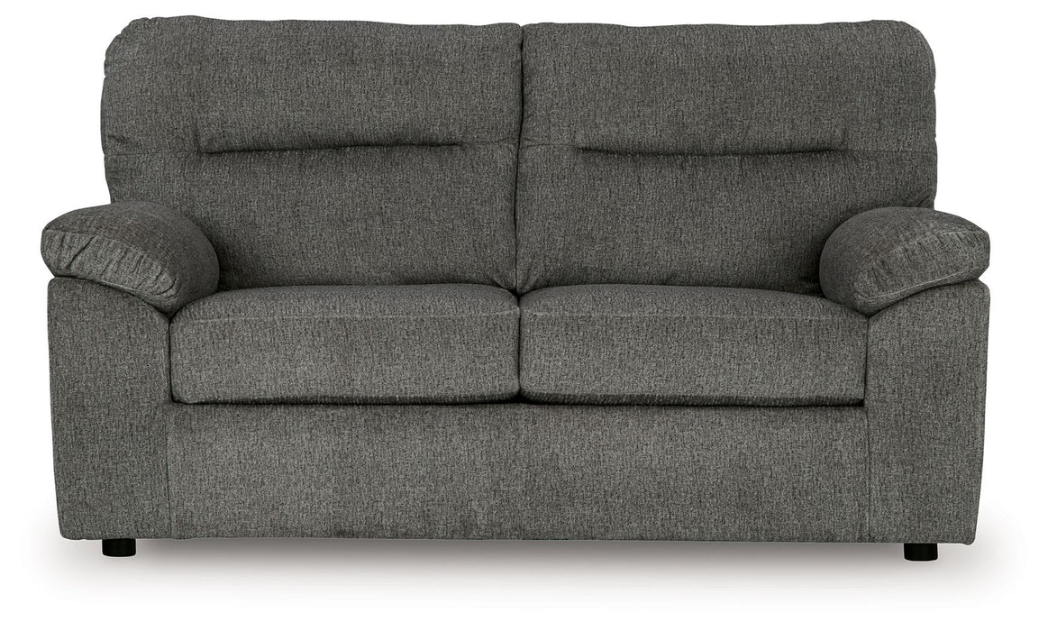 Bindura - Loveseat - Mineral - Stylish Home Furniture