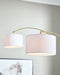 Valo - Metal Arc Lamp - Gold Finish - Stylish Home Furniture