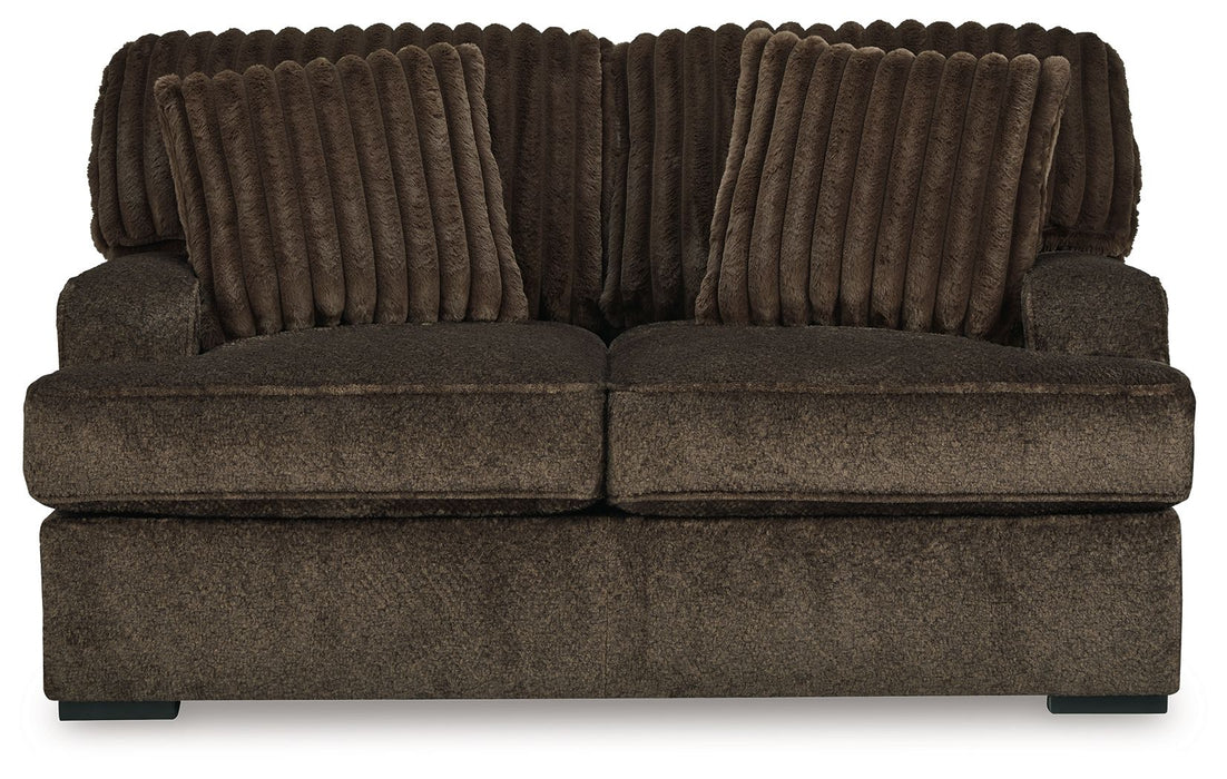 Aylesworth - Loveseat - Chocolate - Stylish Home Furniture