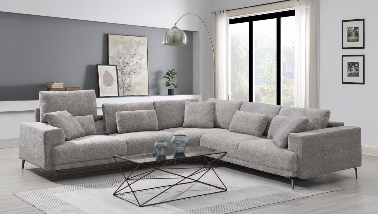 U268 - 3 Piece Sectional - Gray