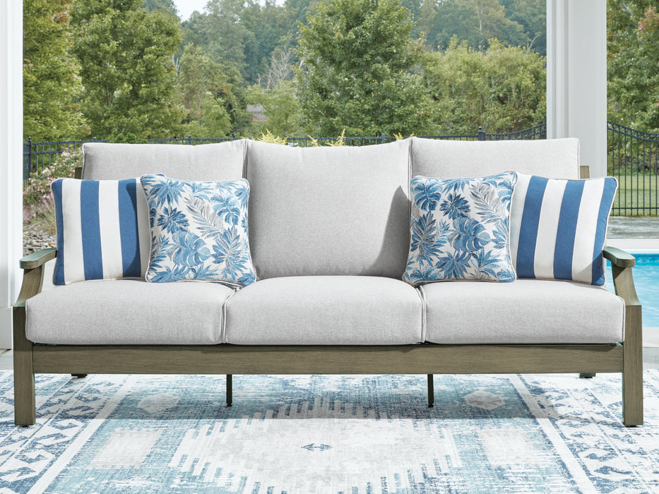 Rainier Ranch - Sofa With Cushion - Brown / Beige - Stylish Home Furniture