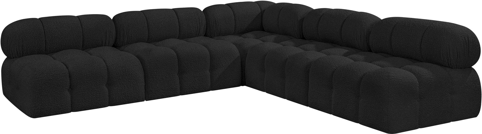 Ames - 5 Piece Fabric Modular Corner Sectional