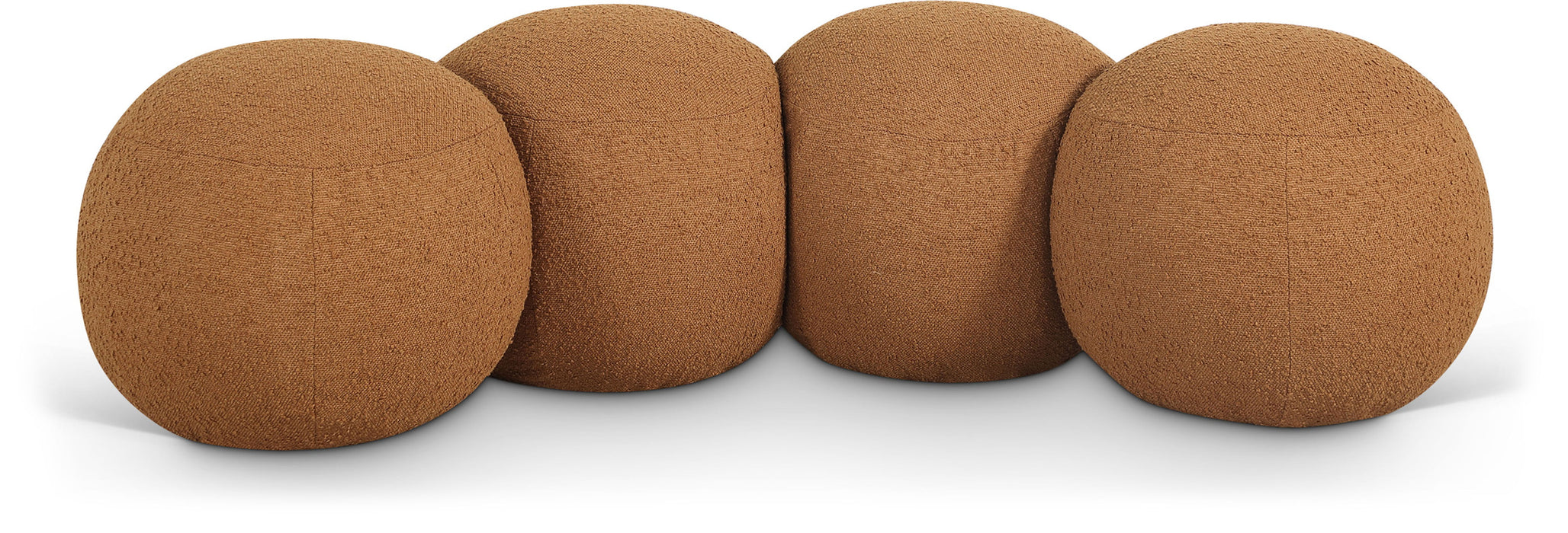 Apollo - Boucle Fabric Bench