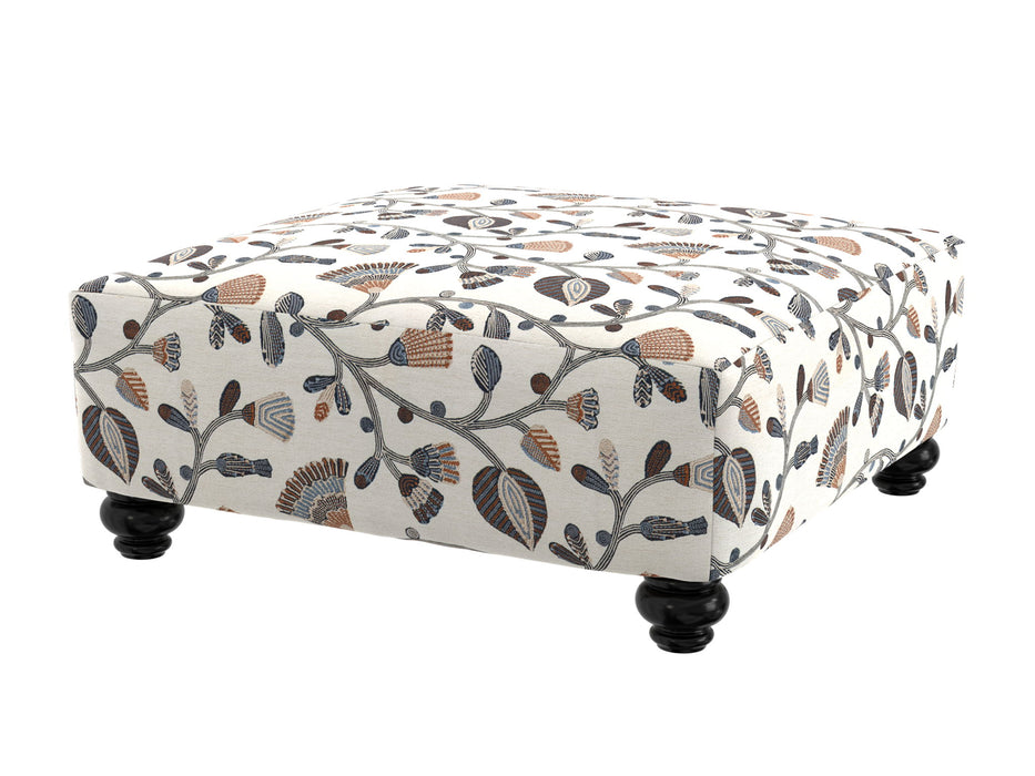 Marley - Cocktail Ottoman - Beige - Stylish Home Furniture