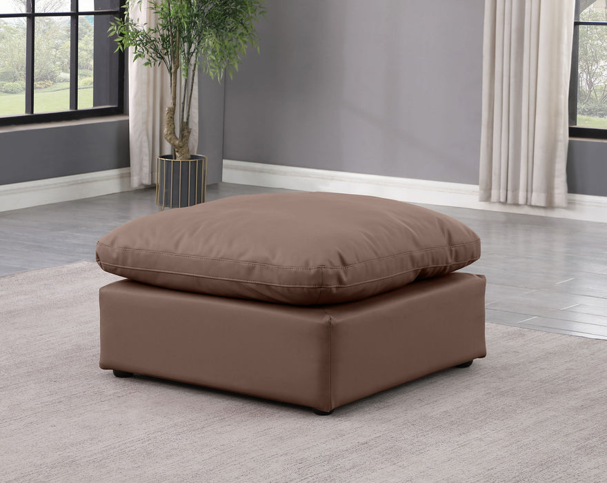 Indulge - Faux Leather Ottoman - Stylish Home Furniture