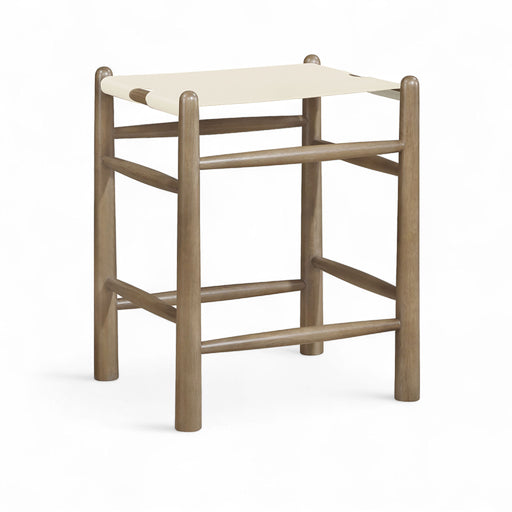 Santos - Backless Counter Stool With Stained Brown Base