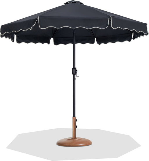Amalfi - Patio Umbrella - Light Brown Base / Black Pole