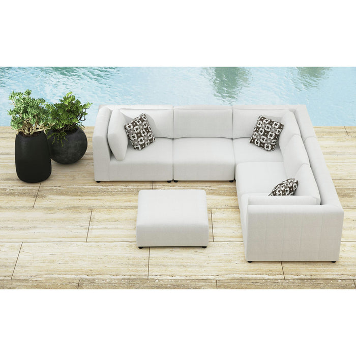 Zandara - Modular Armless Chair - Beige