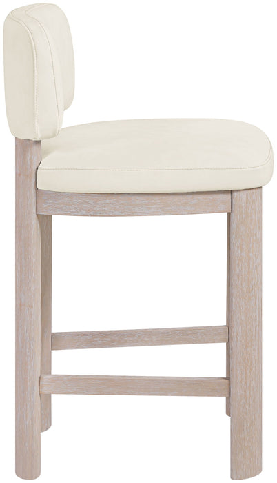 Paloma - Faux Leather Upholstered Counter Stool (Set of 2)