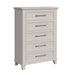 Canterbury - Twin Panel 5 Piece Bedroom Set - Ivory - Stylish Home Furniture