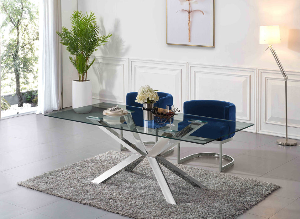 Gianna - Dining Chair with Chrome Legs