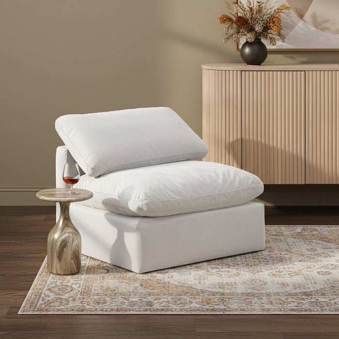 Indulge - Velvet Armless Chair - Stylish Home Furniture