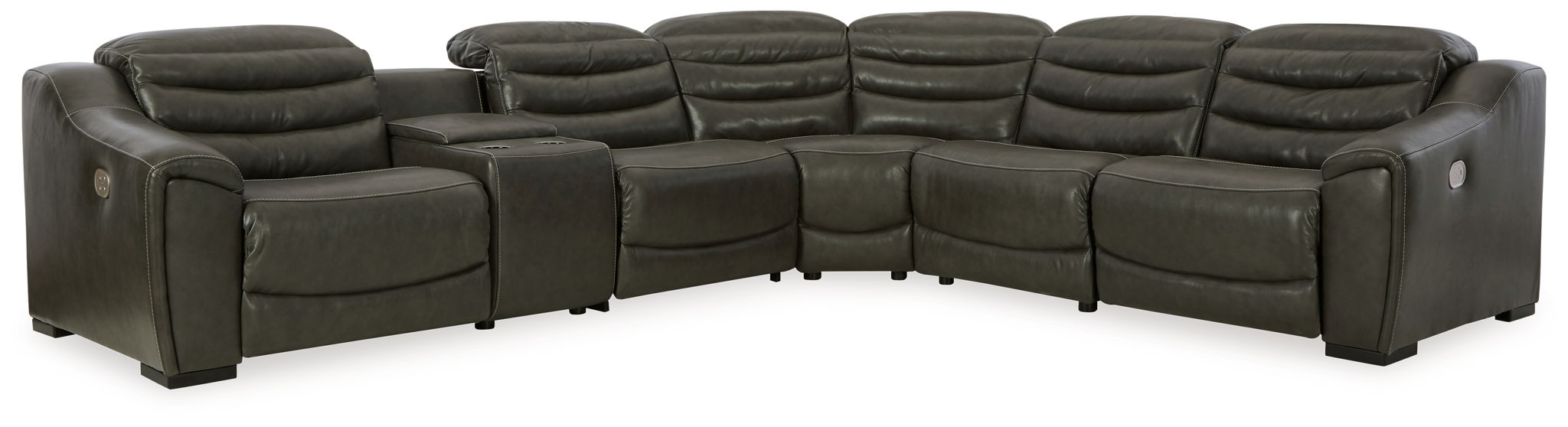 Center Line - Power Recliner Sectional - Stylish Home Furniture