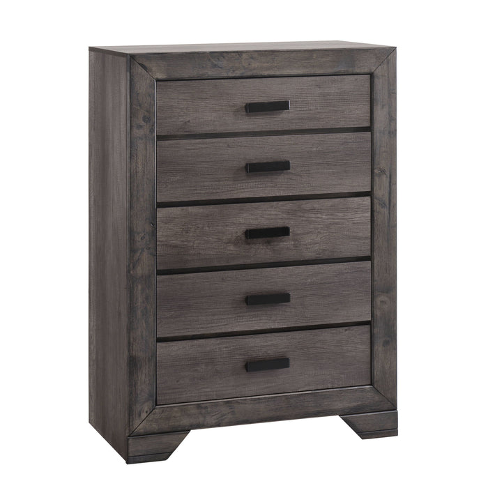Nathan - Chest - Gray Oak Finish - Stylish Home Furniture