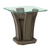 Dapper - Square End Table - Gray - Stylish Home Furniture