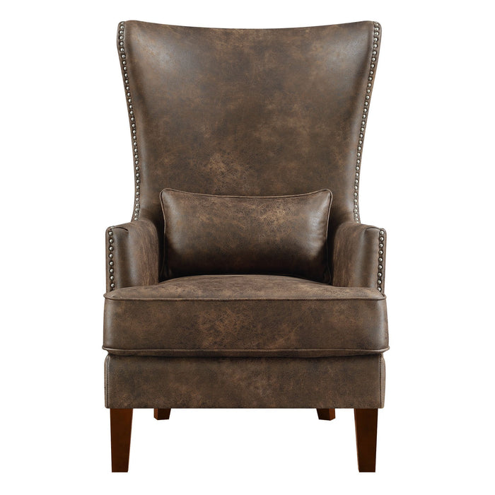 Kori - (724) Chair With Chrome Nails - Sierra Toffee - Stylish Home Furniture