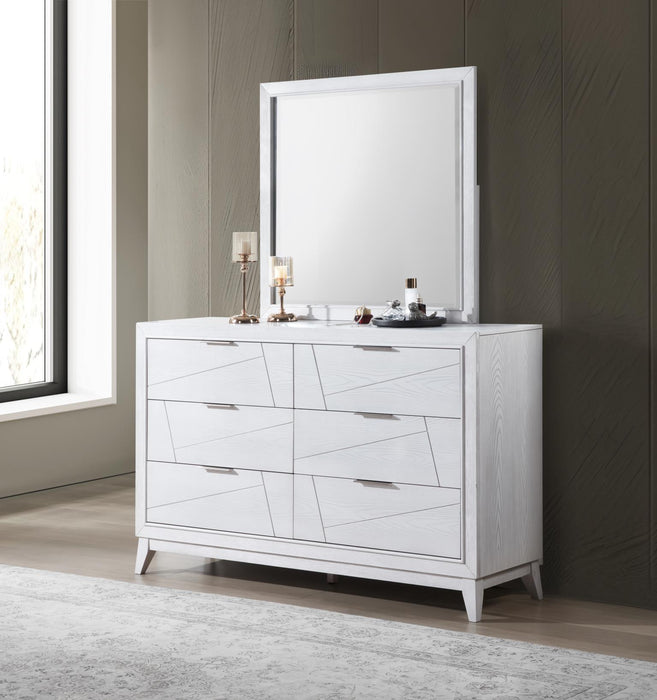 B242 - Mirror - Antique White