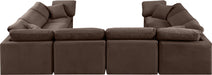 Indulge - Velvet 8 Piece Modular Sectional - Stylish Home Furniture