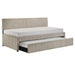 Arden - Twin Daybed With Trundle - Corduroy Beige - Stylish Home Furniture
