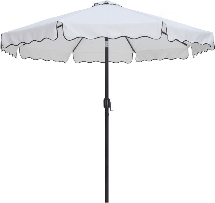 Amalfi - Aluminum Patio Umbrella - Light Brown Base / Black Pole - Stylish Home Furniture