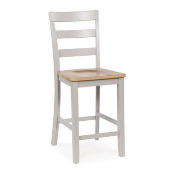 Harperfeld - Barstool (Set of 2) - Natural / Gray - Stylish Home Furniture