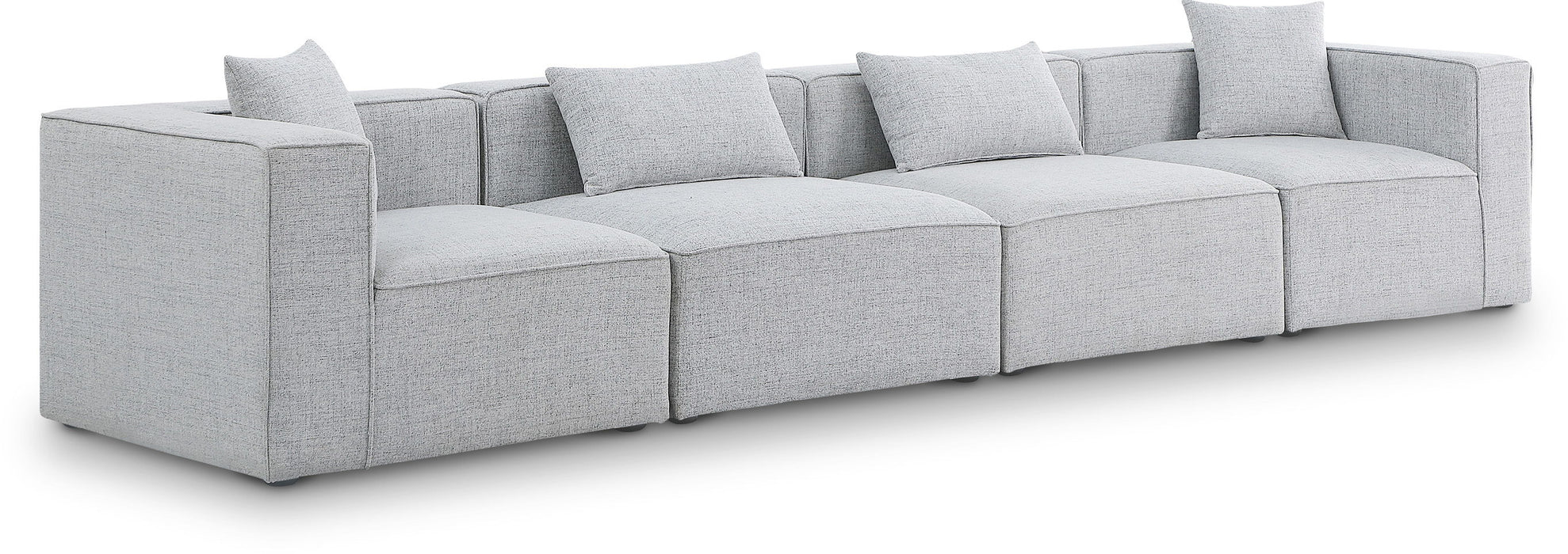 Cube - Linen Modular 4 Seat Sofa