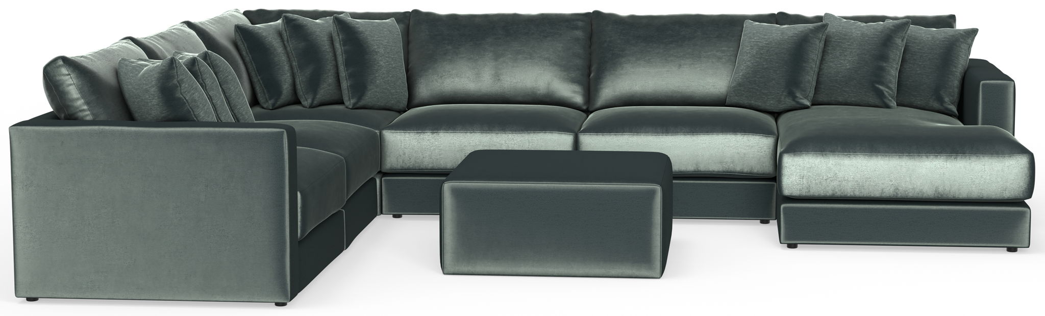 Remington - Modular Sofa And Cocktail Ottoman