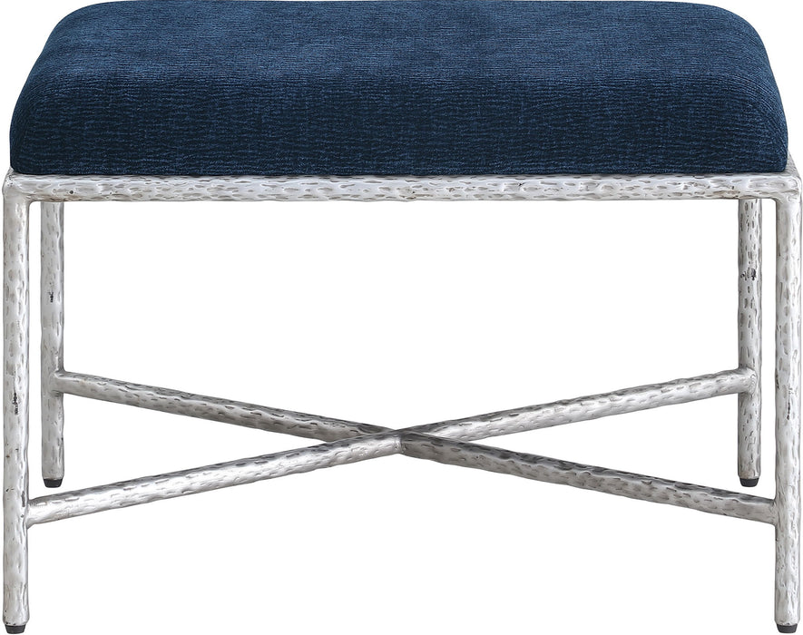 Valley - Bench With Silver Frame