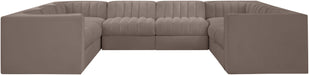 Rummi - Velvet Performance Fabric Upholstered Modular Sectional - Stylish Home Furniture