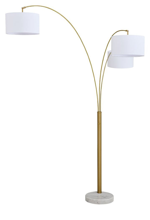 Valo - Metal Arc Lamp - Gold Finish - Stylish Home Furniture