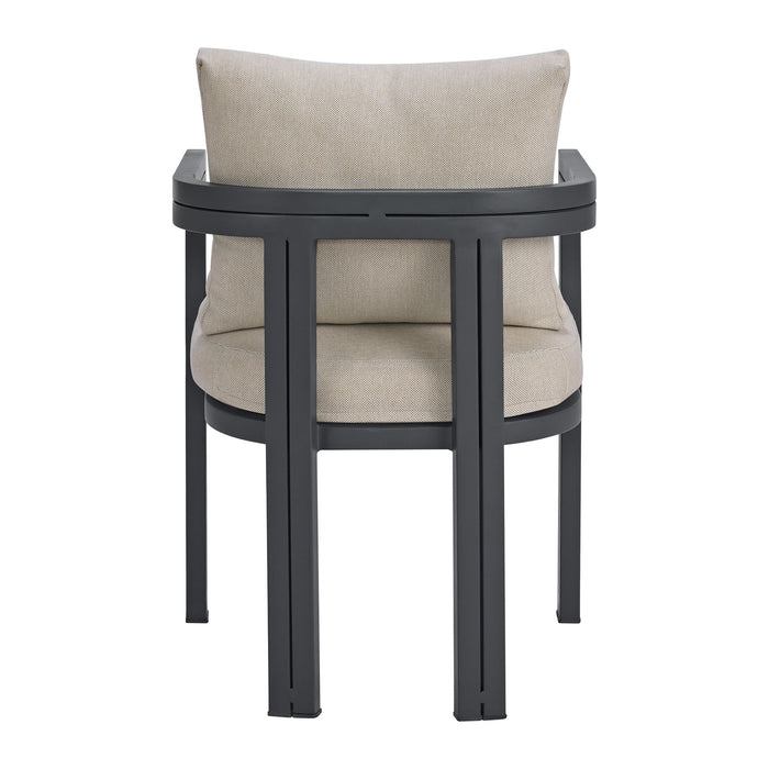 Playa - Dining Chair (Set of 2) - Dark Gray / Beige - Stylish Home Furniture