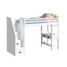 Hampton Kids - Loft Bed With Staircase And Desk With Speaker - Stylish Home Furniture