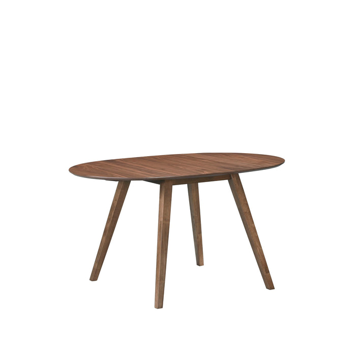 Oscar - Oval Drop Leaf Dining Table - Walnut
