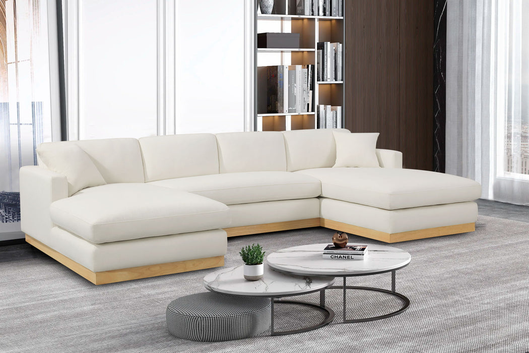 Johanna - 3 Piece Sectional - Natural Base - Stylish Home Furniture
