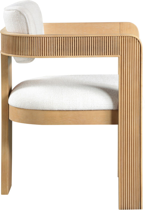 Sacha - Linen Dining Chair With Natural Base (Set of 2)