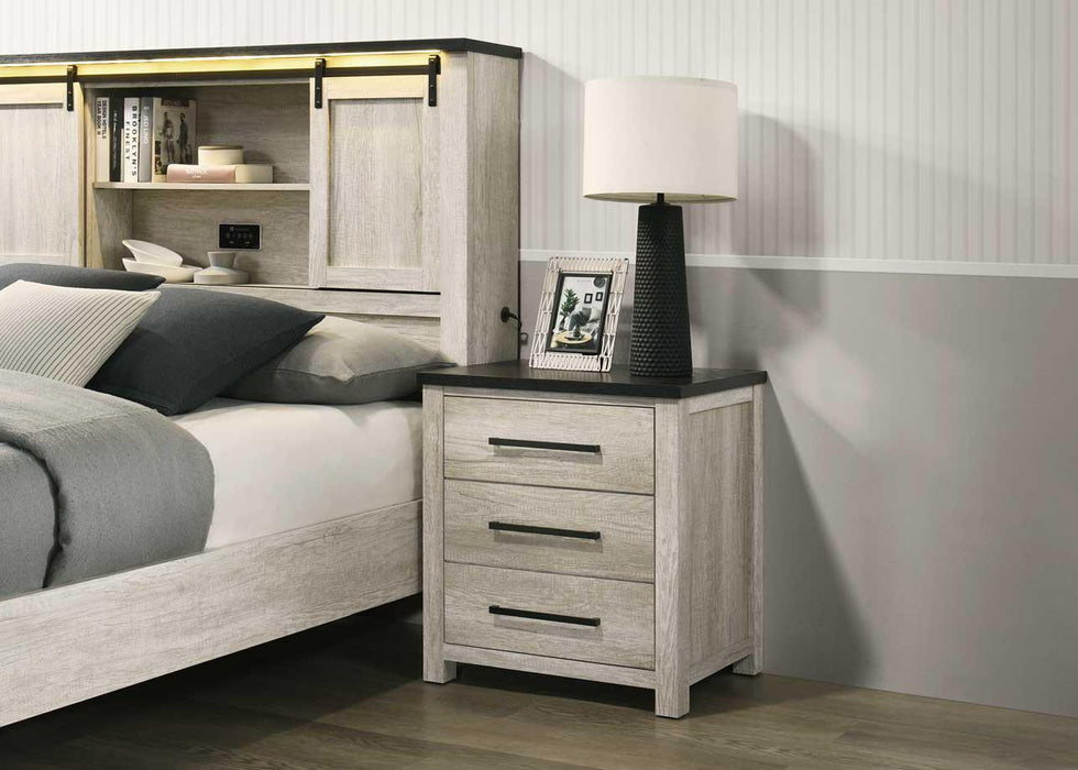 B263 - Nightstand - Antique White