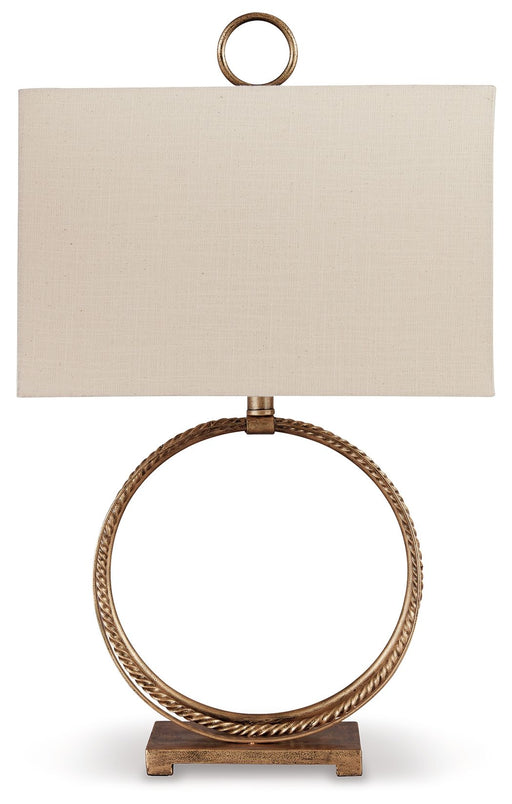 Mahala - Metal Table Lamp  - Antique Gold Finish - Stylish Home Furniture