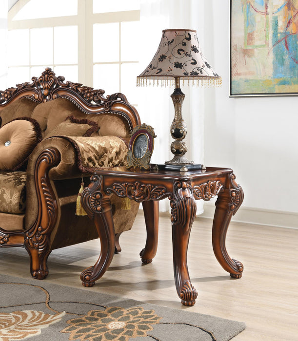 T204 - Coffee Table & 2 End Tables - Dark Brown