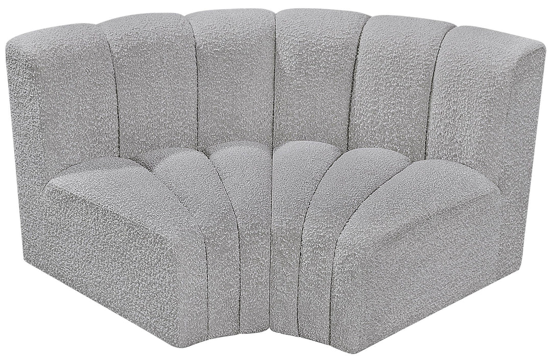Arc - Boucle Fabric 2 Piece Modular Sofa