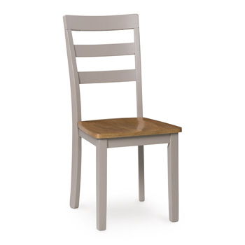 Harperfeld - Dining Room Side Chair (Set of 2) - Natural / Gray - Stylish Home Furniture