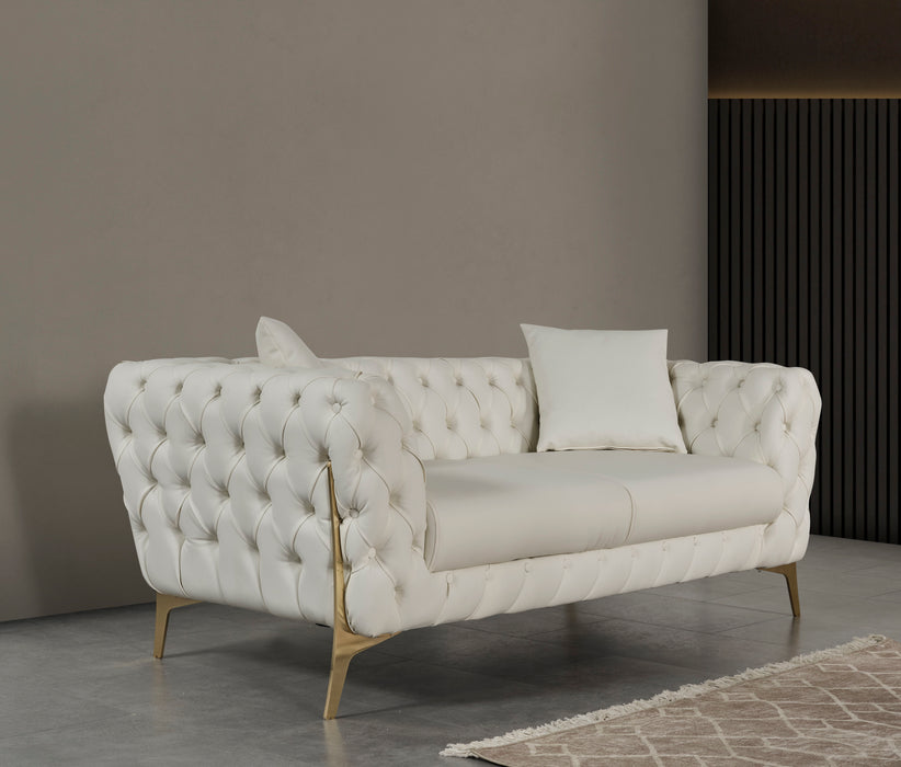 Aurora - Loveseat - Cream