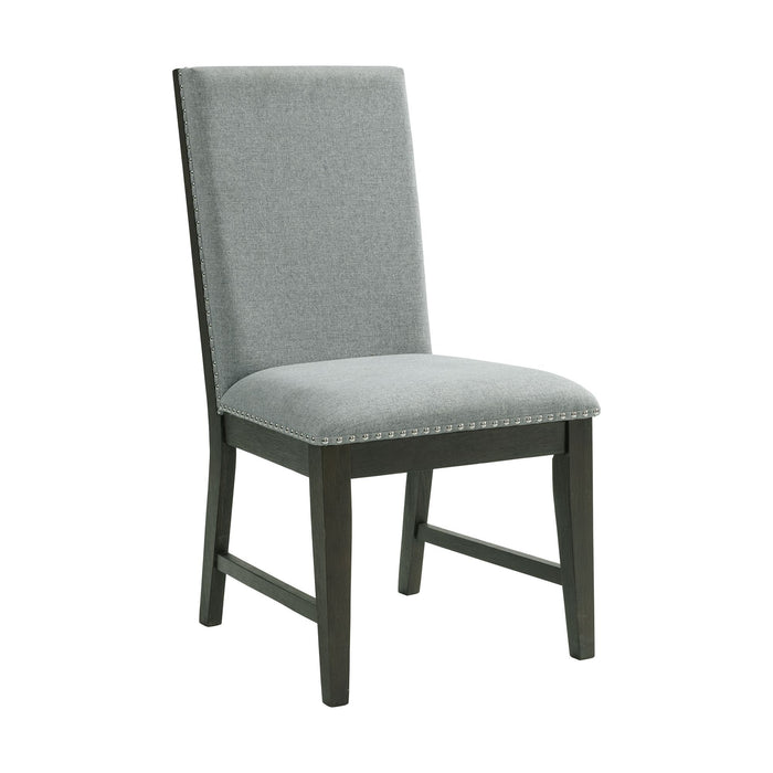 Donovan - Standard Height Side Chair (Set of 2) - Gray - Stylish Home Furniture
