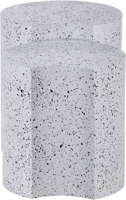 Dimple - Modular End Table - Terazzo Finish