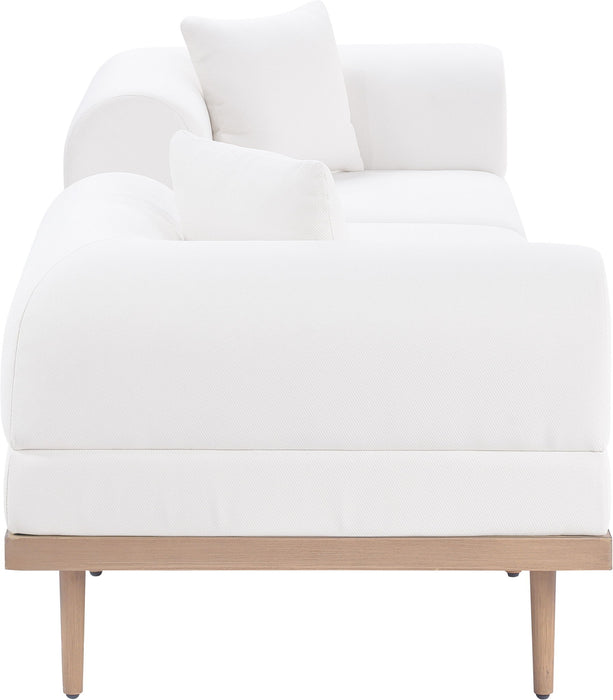 Laguna - 3 Piece 106.5" Outdoor Patio Modular Sofa With Backless Seat